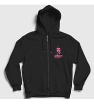 Presmono Unisex Siyah Own Film Dövüş Kulübü Fight Club Fermuarlı Kapüşonlu Sweatshirt 244517tt