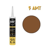 Selsil Silikonize Mastik ALTIN MEŞE 500 gr. - 5 Adet