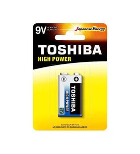 TOSHIBA 6LR61 HIGH POWER ALKALIN 9V 1Lİ