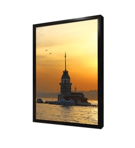 İstanbul Kız Kulesi Çerçeveli Mdf Tablo