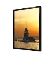 İstanbul Kız Kulesi Çerçeveli Mdf Tablo