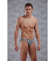 Zebra Desen Erkek Slip Külot 1345