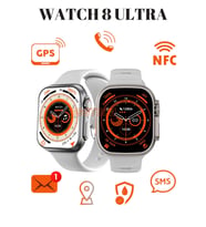 Watch 8 Ultra Yeni Nesil 2022 Akıllı Saat Gps Ve Nfc Özellikli Siri Destekli Tüm Akıllı Telefonlarla Uyumlu 2 inc Ekranlı Türkçe Menülü (Gri)