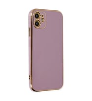 Apple iPhone 12 Kılıf Volet Silikon - Mor