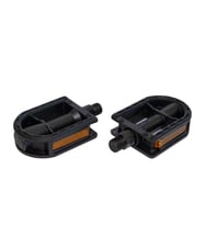 ZOZO Pedal HF-910 w/o Ball, w/Ref Reflektörlü Bisiklet Pedalı Plastik Dış Yüzey Siyah