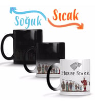Game Of Thrones House Stark And Tony Stark Sihirli Kupa Bardak Porselen