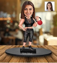 Kişiye Özel Sporcu Tasarımlı Karikatür Biblo 195