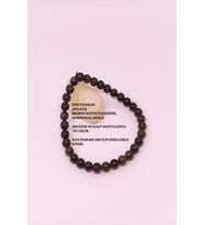 6 MM LAL GRANET GARNET DOĞALTAŞ BİLEKLİK