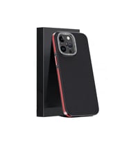 Joko  İphone 15 Pro Kılıf Aramid 600d Kevlar Karbon Fiber Magsafe Kapak - Kırmızı