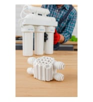 Su Arıtma Cihazı Shut-Off Valf 4 (Dört) Yollu Vana Quick (Siyah - Beyaz)