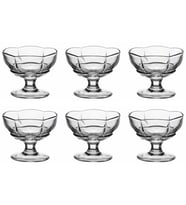 Paşabahçe 51368 Ice Ville Dondurma Kasesi - 6 lı Kase - Cam Dondurmalık