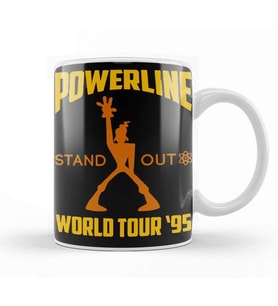 Powerline Stand Out World Tour 95 Kupa Bardak Porselen