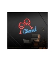 Cheers! Yazılı ve Şekilli Neon Tabela