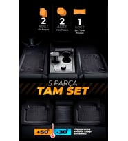 Ford Tourneo Courier Havuzlu Universal Paspas Krom Bej Renk