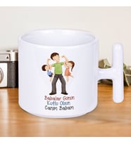 Babalar Günü’nde Ona Her Yudumda Seni Hatırlatacak Canım Babam Yazılı T Kupa Hediye Ver!