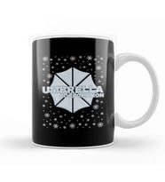 Resident Evil Umbrella Corporation Christmas Snow Logo Kupa Bardak Porselen