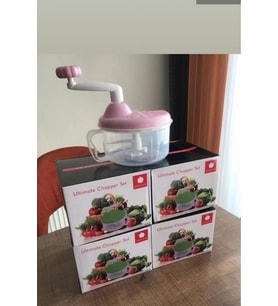 Alple King Pembe El Blender Doğrayıcı Seti