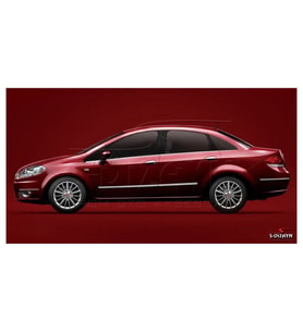 Fiat Linea Uyumlu Kapı Koruma Çıtası Krom 2007 Üzeri
