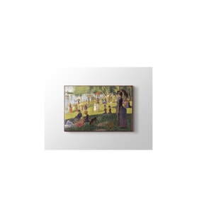 Georges Seurat - A Sunday Afternoon On The Island Of La Grande Jatte Premium Kanvas Tablo