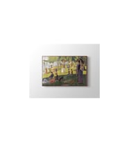 Georges Seurat - A Sunday Afternoon On The Island Of La Grande Jatte Premium Kanvas Tablo
