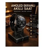 Mey İthalat® Çoklu Kordon Hediyeli Akıllı Saat Çağrı Cevaplama Müzik Dinleme Dokunmatik Ekran