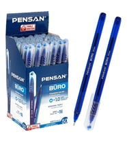 Pensan Büro Tükenmez Kalem 1 mm Mavi 50'li Kutu 