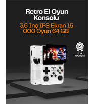Taşınabilir Retro Oyun Konsolu – 15.000 Oyun, 64 Gb Depolama, Ips Ekran