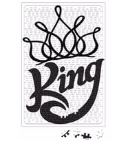 King Branca Masculina e Feminina Puzzle 240 Parça Yapboz