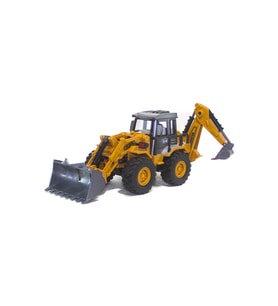 Metal Oyuncak İş Makinası Kepçe Sürtmeli 20 Cm