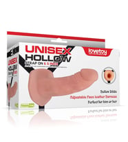 İçi Boş Belden Bağlamalı Realistik Penis - Unisex Hollow Strap On