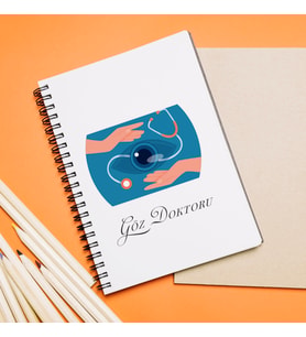 Göz Doktoru Tasarımlı Defter