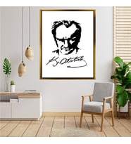 ÇERÇEVELİ ATATÜRK TABLO S185