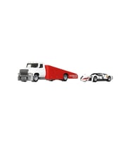 Hot Wheels Premium Car Culture Team Transport Flf56-Hrv47 '66 Porsche 906 Carrera 6 & Carry On