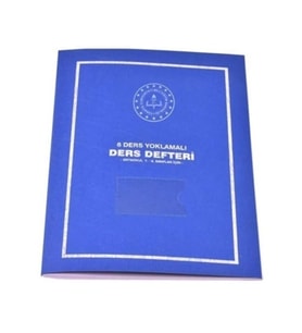 Gülpaş Ders Defteri 6 Ders Yoklamalı Plastik Kapak - 4 adet