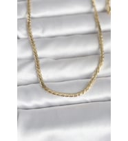 CM 14K Gold Renk Yassı Model 60 cm Kadın Kolye - TJ-BKO10994