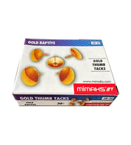 Mimaks Pirinç Gold Altın Renk Raptiye Standart Boy - 30 Adetlik Kutu