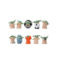 Baby Yoda 10Lu Set 10 Adet Figür Biblo