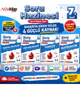 Nartest Yayınları 7. Sınıf Soru Hazinesi Seti 4 Kitap