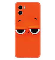 Vivo Y15S Kılıf Resimli Desenli Silikon Platinium Series Orange 1830
