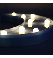Dekoratif Led Ay Gece Lambası (Sarı)
