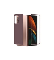 Samsung Galaxy Z Fold 2 Uyumlu Zore Ön Arka 5D Full Yapışkanlı Temperli Ekran Koruyucu