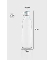 Renga Zen 1000 ml Cam Şişe 181001 Fuşya (Su Yeşili)
