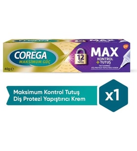 Corega Maksimum Kontrol Protez Yapıştırıcı 40 g