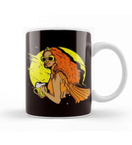 Redhead Girl Drinking Beer Ginger Irish Red Orange Haired Kupa Bardak Porselen