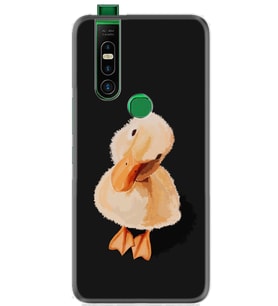 Infinix S5 Pro Kılıf Silikon Desen Üzgün Ördek 1685