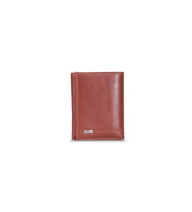Guard Taba Hakiki Deri Üçe Katlamalı Dikey Model Erkek Cüzdanı // GRD260225WT965 (Renksiz)