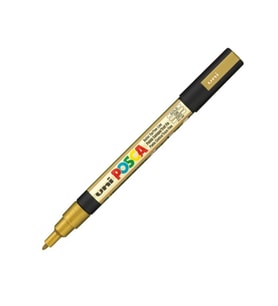 UNİ POSCA SU BAZLI POSTER MARKER 0.9-1.3 ALTIN PC-3M