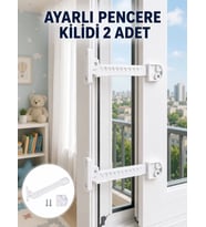 Northcity Yeni Nesil Pencere Güvenlik Aparatı - İçe Açılan Pencereler İçin Sınırlayıcı Aparat