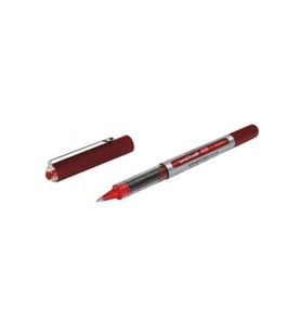 Uni-Ball Roller Kalem 10 Eye Broad Jel Bilye Uç İmza Kalemi 1.0 MM Kırmızı (12 Li Paket)