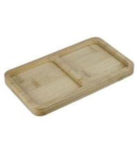 BAMBOO 2 BÖLMELİ SUNUMLUK 17*10*1.5CM